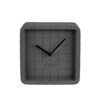 Horloge carré grise