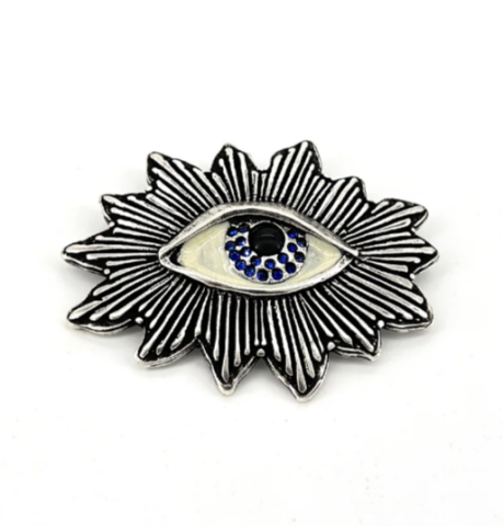 Broche oeil sacr silver