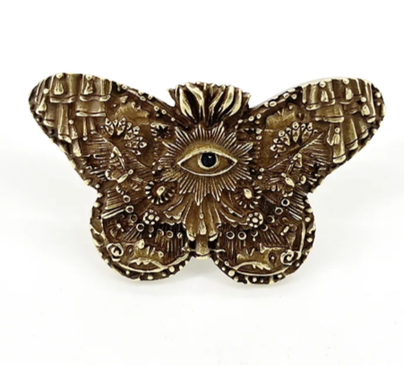 Broche papillon sacr gold