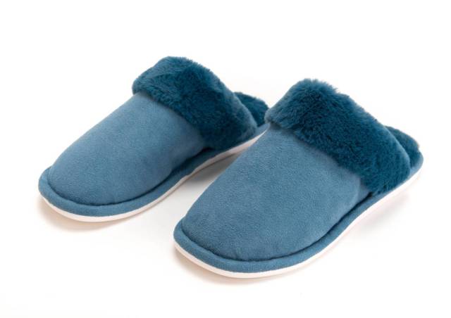 Chaussons bleu nuit