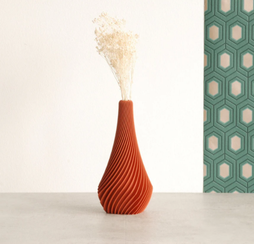 Vase Ailettes Twist Small