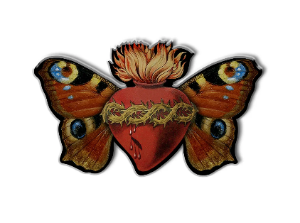 Pin's Papillon sacr